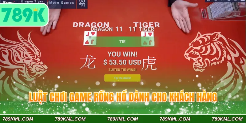 Luật chơi game Rồng Hổ dành cho khách hàng